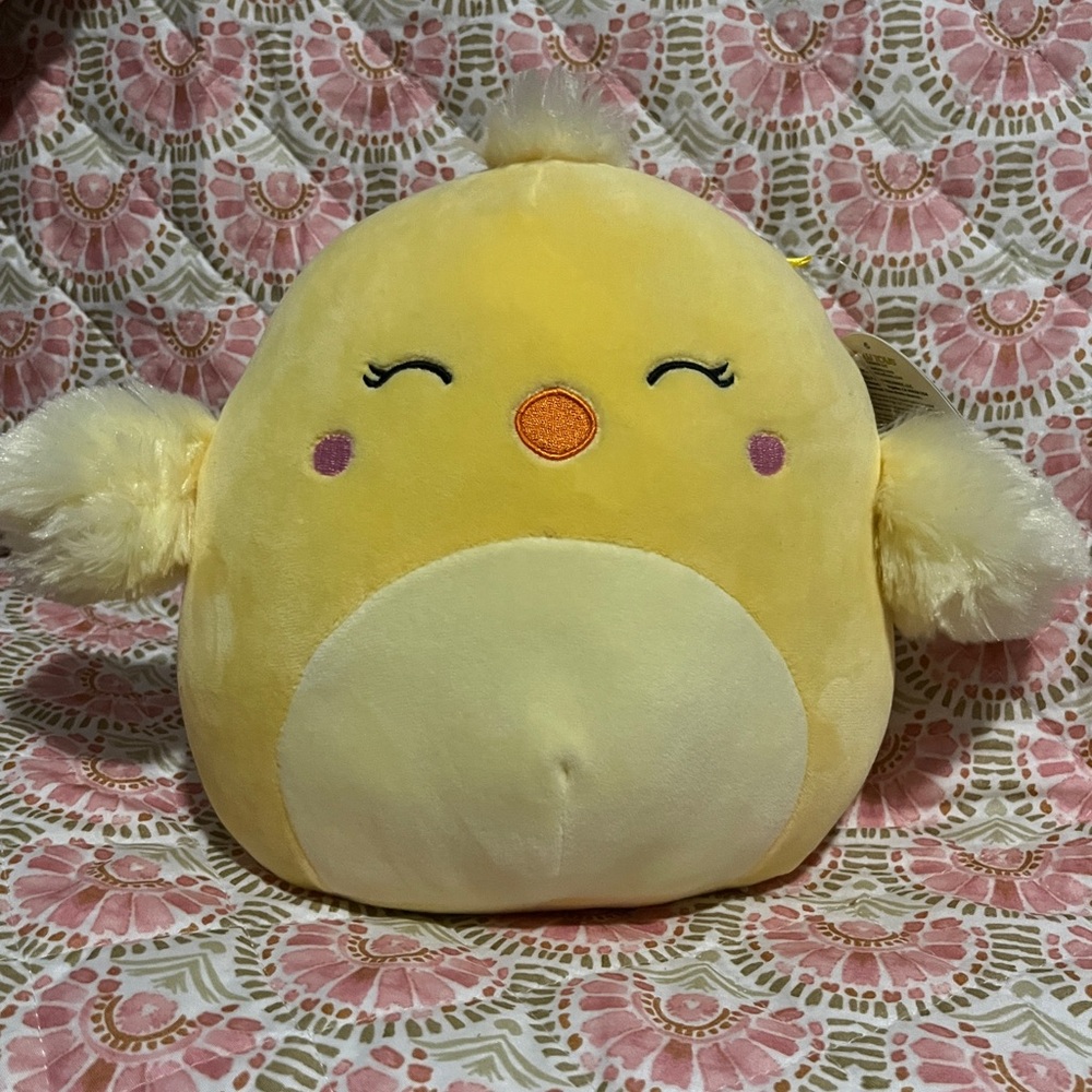 Aimee Squishmallow - 8” Yellow Chick Squishmallow Plush Easter Gift